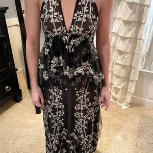 BCBGMaxazria gown.  Beautiful embroidered.